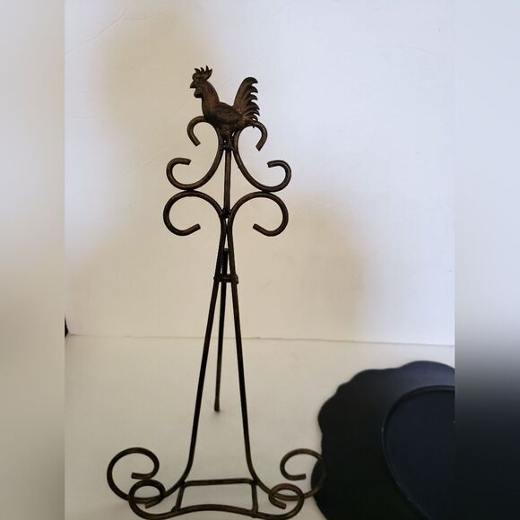 Rooster Plate & Rooster Plate Stand - Picture 6 of 10